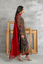 Black and Red Printed Shirt Dupatta