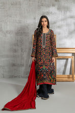 Black and Red Printed Shirt Dupatta