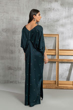 Teal Solid Kaftan