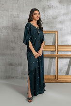 Teal Solid Kaftan