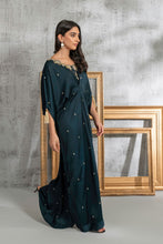 Teal Solid Kaftan