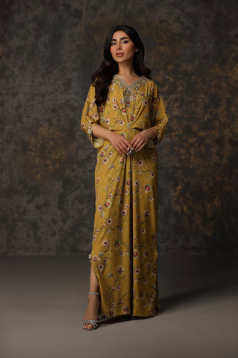 Mustard Yellow Kaftan