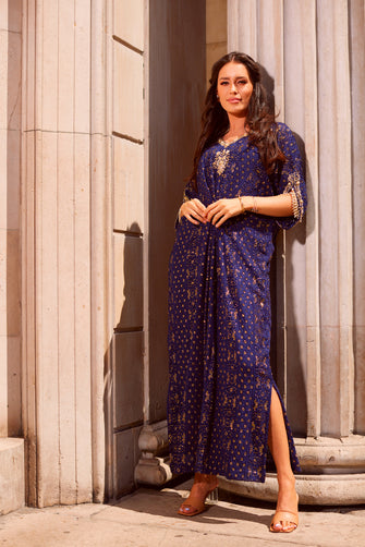 Midnight Blue Kaftan